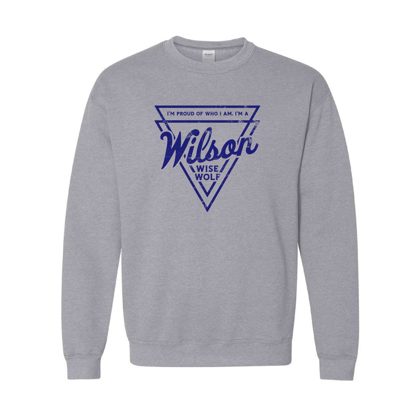 Wilson Wise Wolves Triangle Adult Sweatshirt