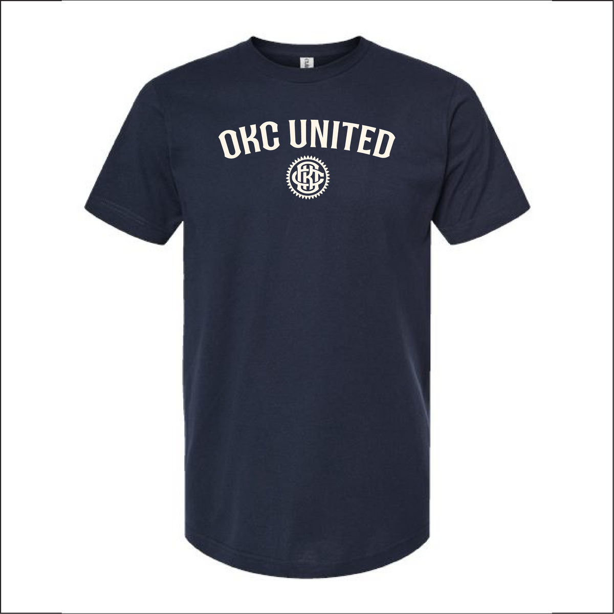 OKC United Arch Tee - Ivory & Pink