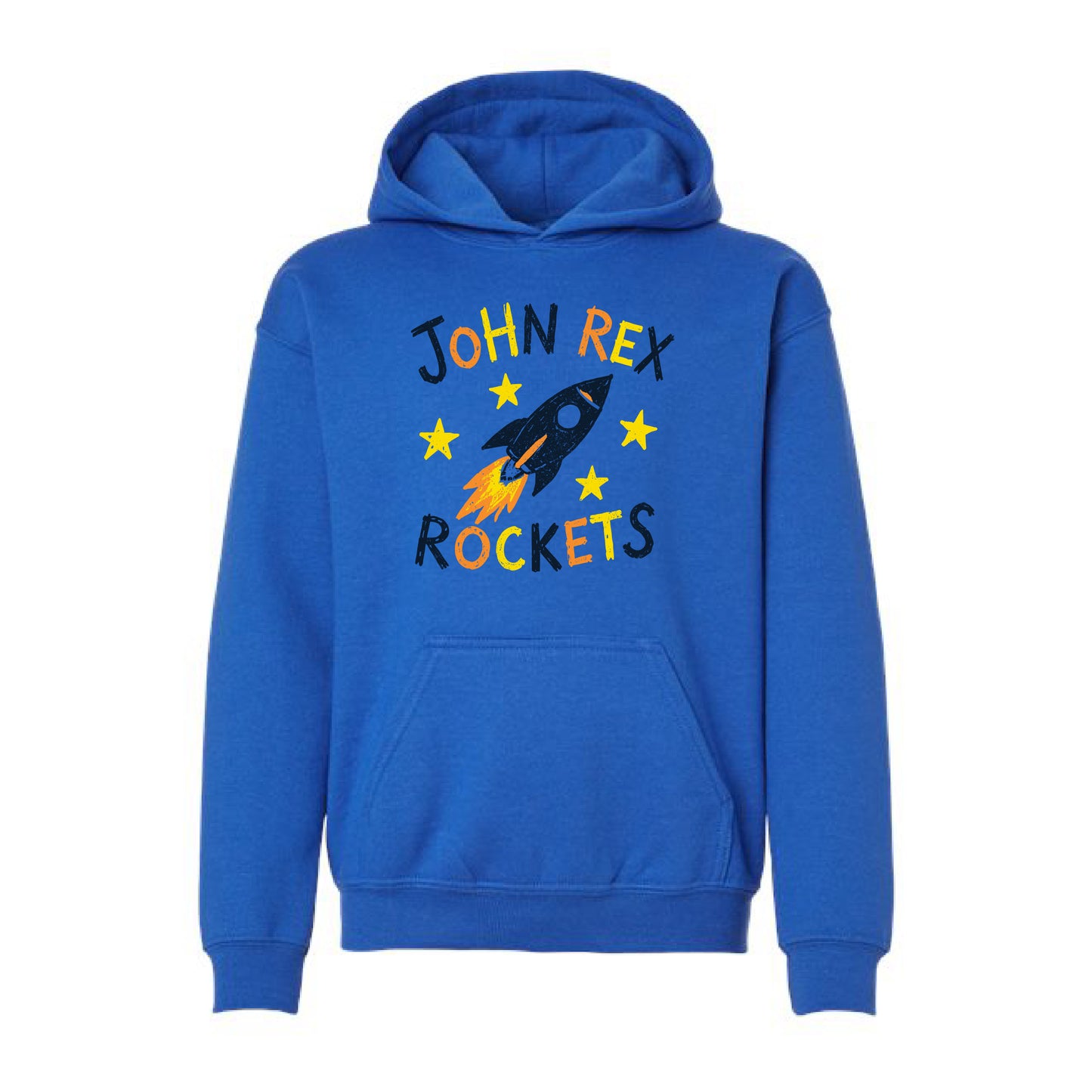 Rocket Doodle Hoodie I John Rex Charter School
