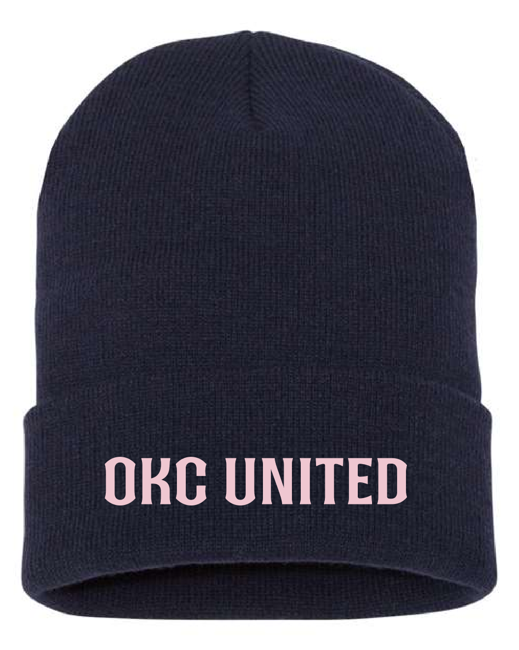 OKC United Embroidered Beanie - Navy