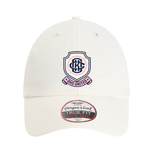 OKC United Crest Performance Hat - Navy & Ivory