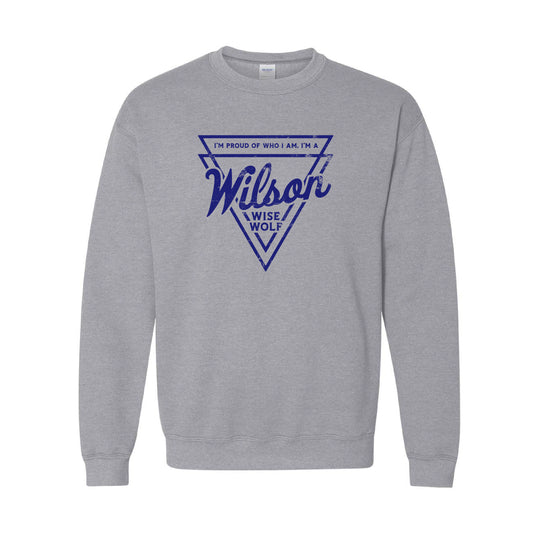 Wilson Wise Wolves Triangle Adult Sweatshirt