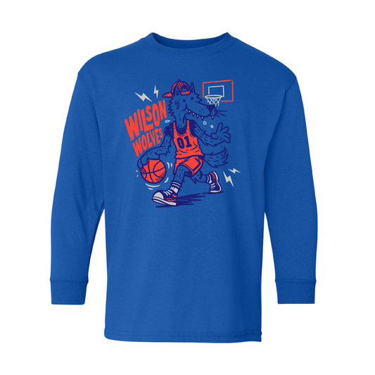 Wilson World Champs Youth Long Sleeve Tee
