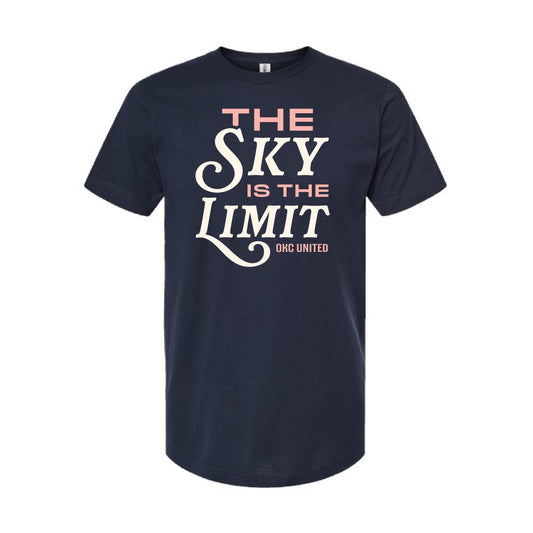OKC United The Sky's The Limit Tee - Navy & Ivory