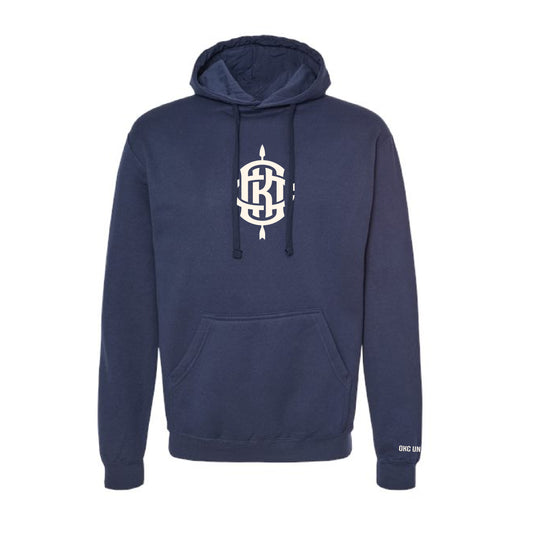 OKC United Crest Hoodie - Ivory & Navy