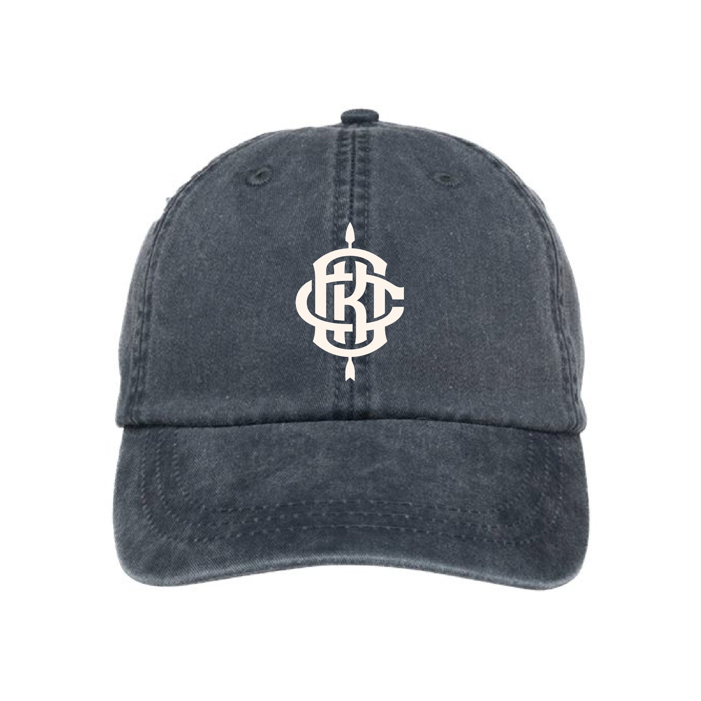 OKC United Arrow Crest Dad Hat - Ivory & Navy