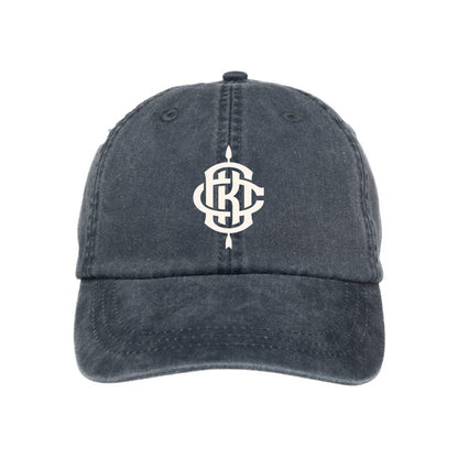 OKC United Arrow Crest Dad Hat - Ivory & Navy