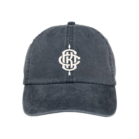 OKC United Arrow Crest Dad Hat - Ivory & Navy
