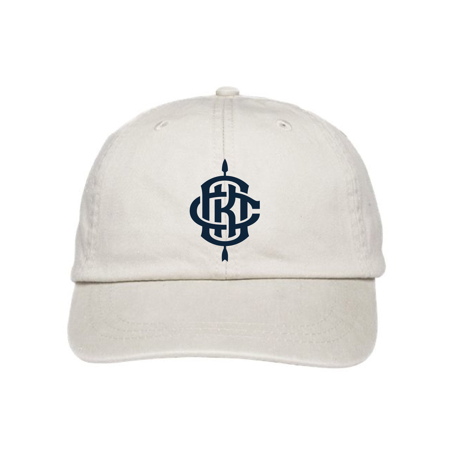 OKC United Arrow Crest Dad Hat - Ivory & Navy