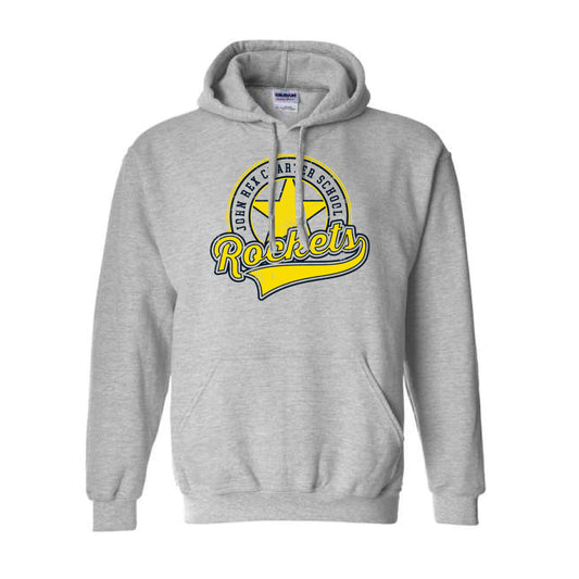 Classic Badge Hoodie I John Rex Charter School