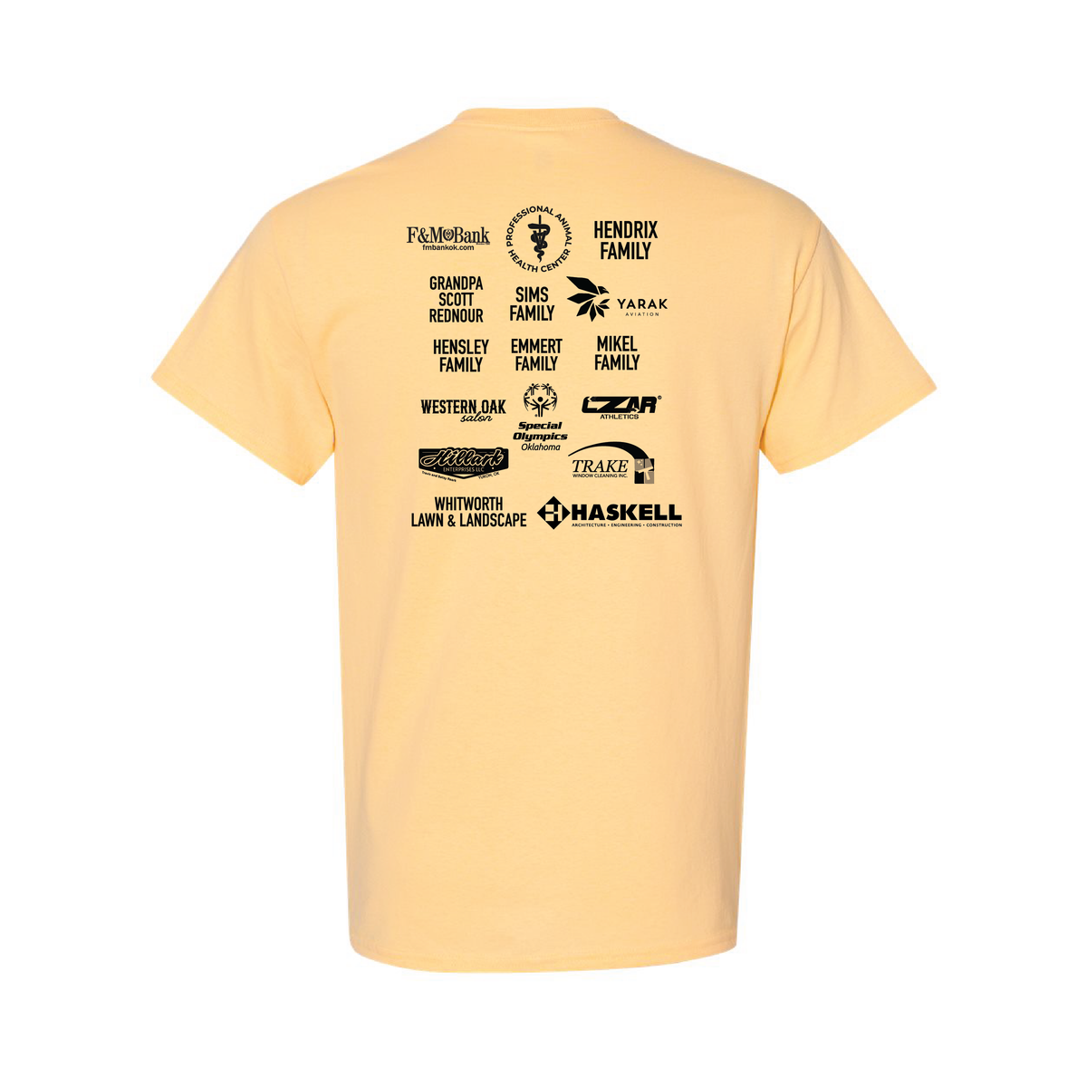 Wildcats Unisex Yellow Short Sleeve Tee