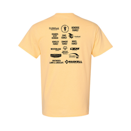 Wildcats Unisex Yellow Short Sleeve Tee