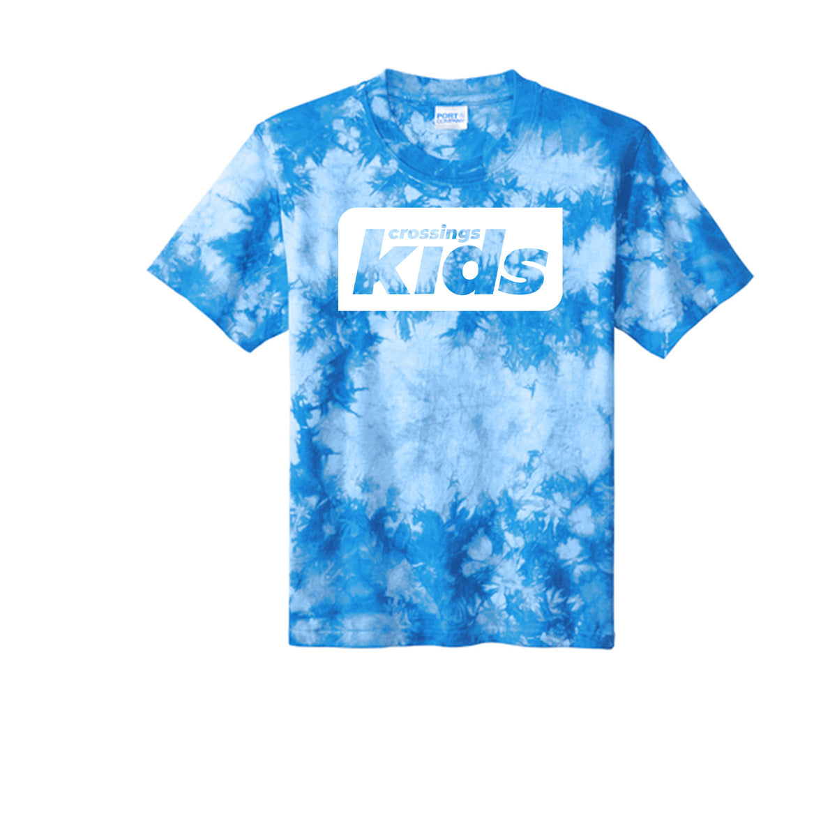 YOUTH Sky Blue Tie Dye Short Sleeve Tee