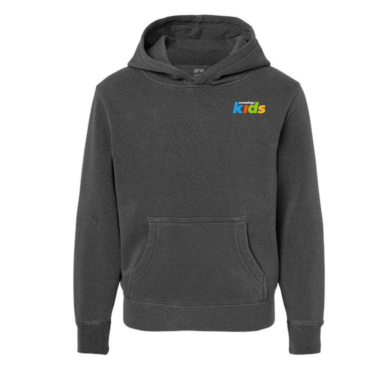 ADULT Pigment Dyed Embroidered Hoodie