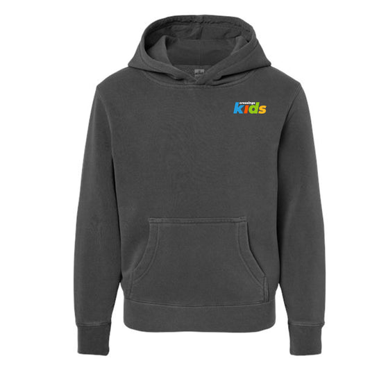 ADULT Pigment Dyed Embroidered Hoodie