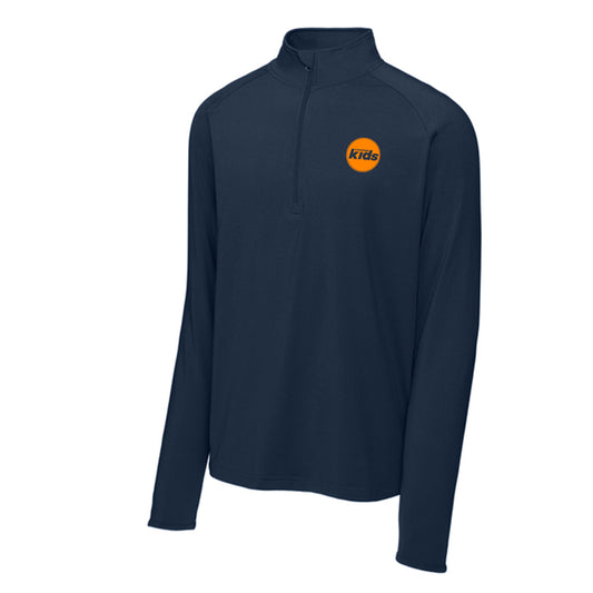 ADULT Navy Sport Wick 1/4 Zip Pullover