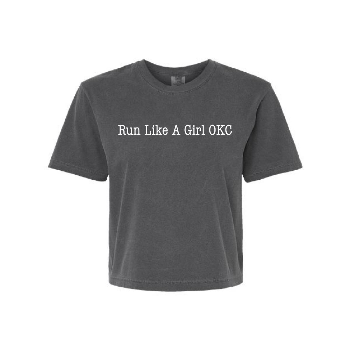 Run Like A Girl Crop Top