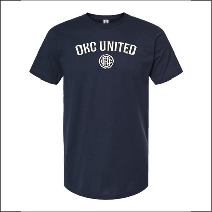 OKC United Arch Tee - Ivory & Pink