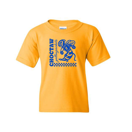 Gold Griffith Meridian Youth Tee