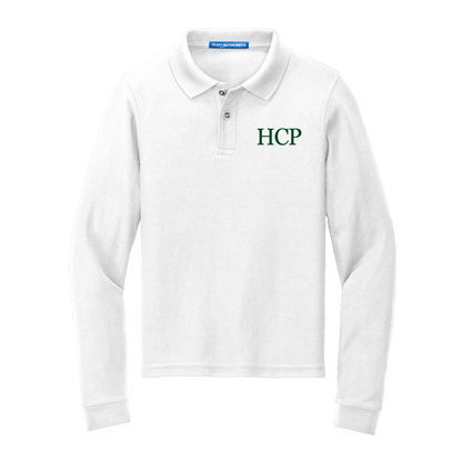 Performance Youth Long Sleeve Polos | Various Colors