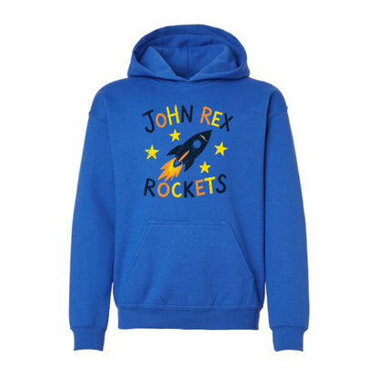 Rocket Doodle Hoodie I John Rex Charter School