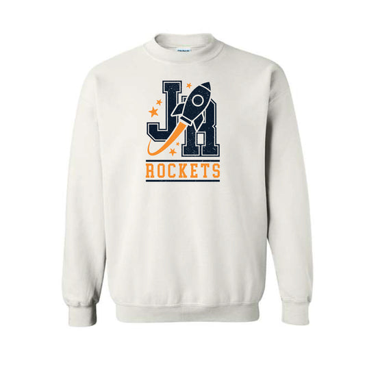 Varsity Rocket Crewneck Sweatshirt I John Rex Charter School