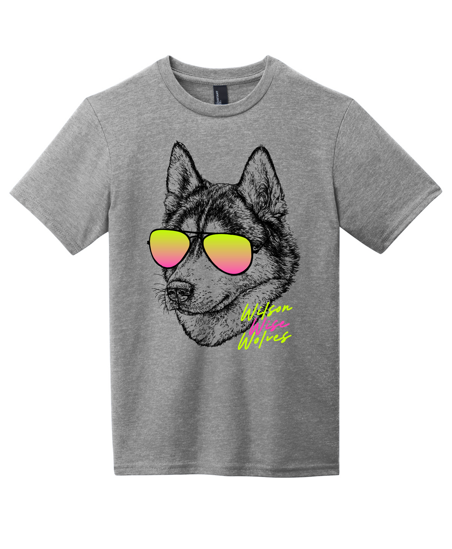 Wilson Neon Shades Wolf Youth Tee
